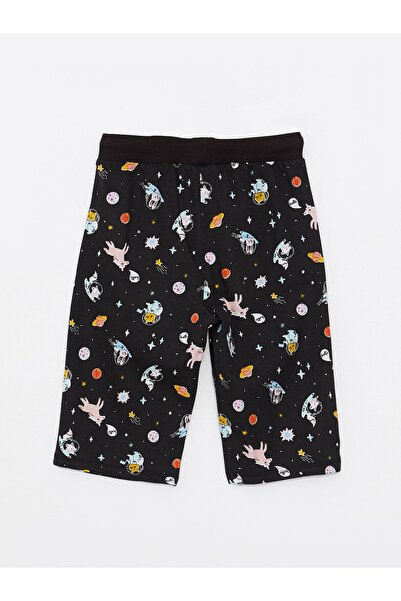 LC Waikiki Girl's Bermuda Printed with Elastic Waist