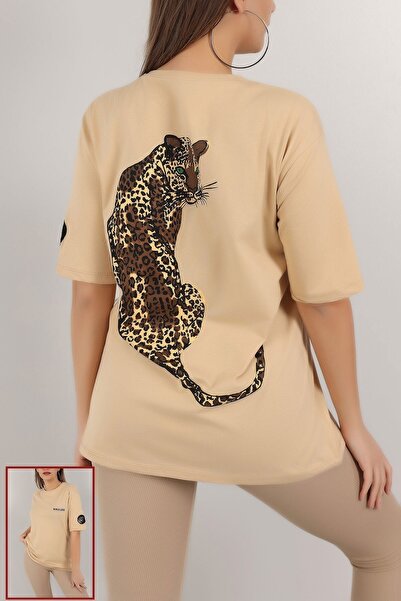 marcobella Biscuit Crew Neck Printed T-Shirt 156136