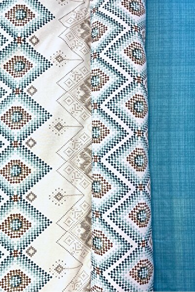 Alla Turca Set de husă de pilota Ranforce cu cearșafuri plate Bohemian Petrol