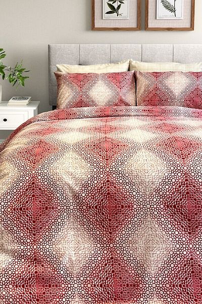 Alla Turca Σετ Παπλωματοθήκη Double Ranforce με Flat King Size Σεντόνια Ottoman Cream
