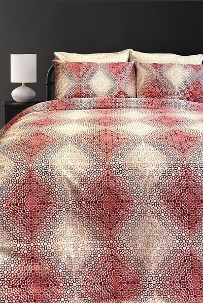 Alla Turca Σετ Παπλωματοθήκη Double Ranforce με Flat King Size Σεντόνια Ottoman Cream
