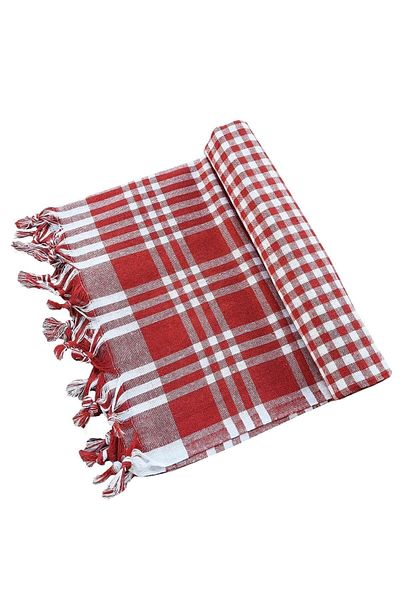 by ballı biocotton Table Cloth Tablecloth Multi-Purpose Tufted 170x170