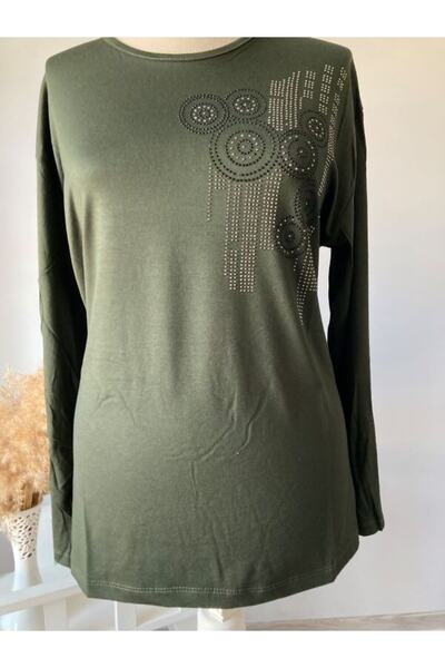 NAZ GİYİM Kadın Likralı Kristal Lüx Anne Penye