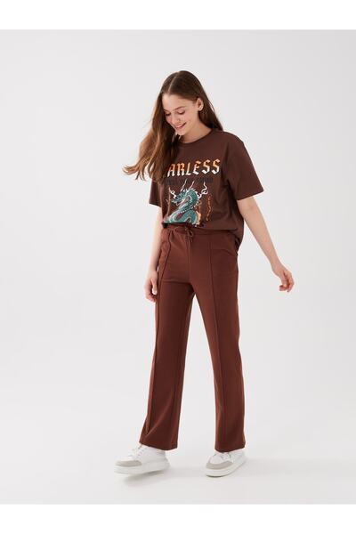 LC Waikiki Pantaloni de trening de damă - casual, cu talie elastică și cusături