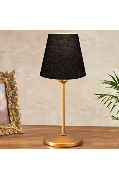 HOMİNG Black Gold Lampshade - Ayd-3587 Headboard Fabric