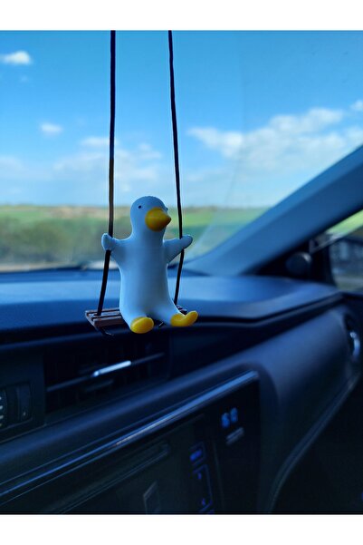 Rex Aksesuar Swinging Duck Rearview Mirror Ornament New Trend Vehicle Mirror Ornament Auto Accessory Car Ornament