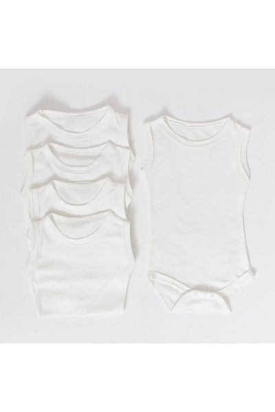 Bubito 5-Piece Baby Sleeveless Athlete Body