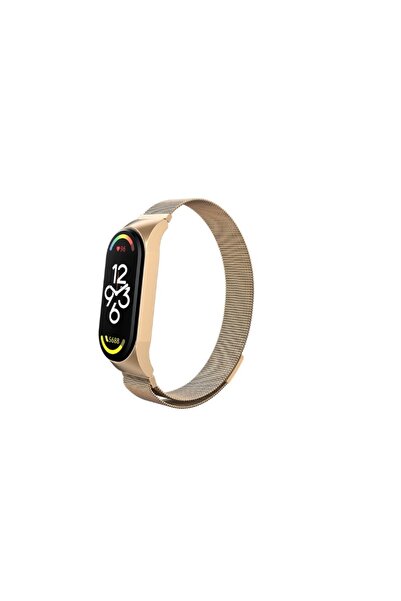 GREGOSS Lüx Xiaomi Mi 7 Band Milanese Mi 7 Uyumlu Paslanmaz Mıknatıslı Metal ...
