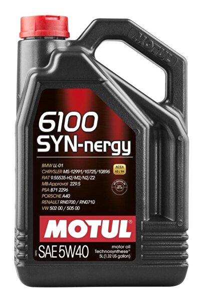 Motul 6100 Syn-nergy 5w-40 5 Litre Motor Yağı 2022 Üretim