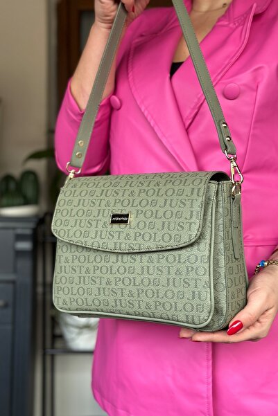 Just Polo حقيبة كتف طويلة للنساء من سلسلة خاصة مكونة من 5 أقسام SHP-2184