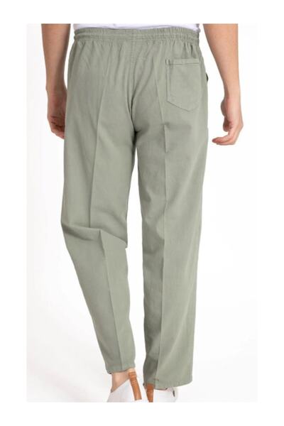 LUSSOLİFE Unisex Hambezi %100 Natural Keten Pantolon