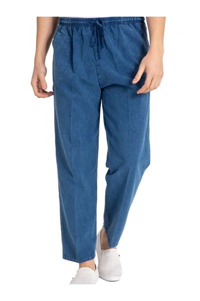 LUSSOLİFE Unisex Oversize 4XL-6XL αιώρα 100% φυσικό λινό παντελόνι