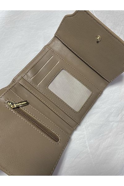FM Flamingo Modest Women's Wallet Dark Mink Cream