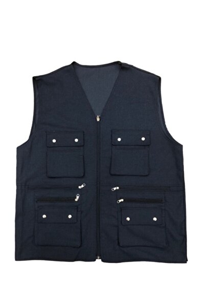 LUSSOLİFE Чоловічий мисливський жилет з льону, новий сезон, багато кишень