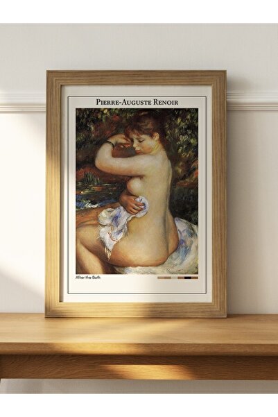 Mudi Store Pierre-auguste Renoir After The Bath Poster Çerçevesiz Sanatsal Ün...