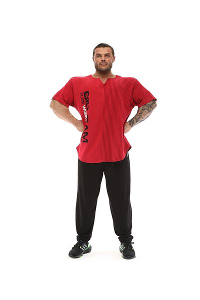 Big Sam Oversize Bodybuilding Rag Top T-shirt 3248