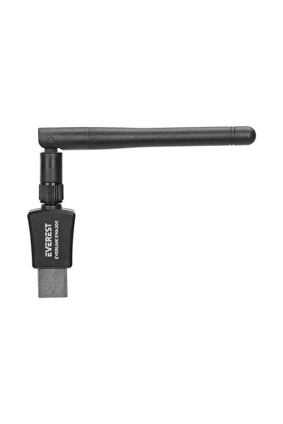 Everest EVERLINK EWA300 300Mbps 2.4GHz WIFI-4 N300 RTL8192 2dBi Antenli Usb Kablosuz Adaptör