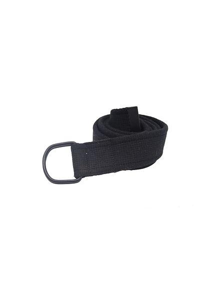 Anatolia Unisex 3-Piece Black White Brown D Buckle Black Ring Woven Tactical Sport Canvas Cloth Denim Belt