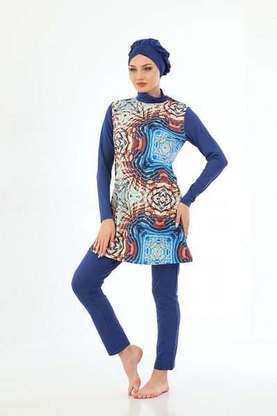 Elif Okur Hijab Swimsuit 7041 - Full Covered