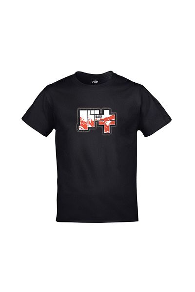 Orijin Tekstil Baki Hanma Front and Back Printed Unisex Black Tshirt
