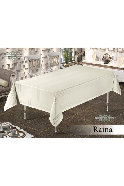 by ballı biocotton Linen Tablecloth Stylish Design Lacy Carefree 160x220