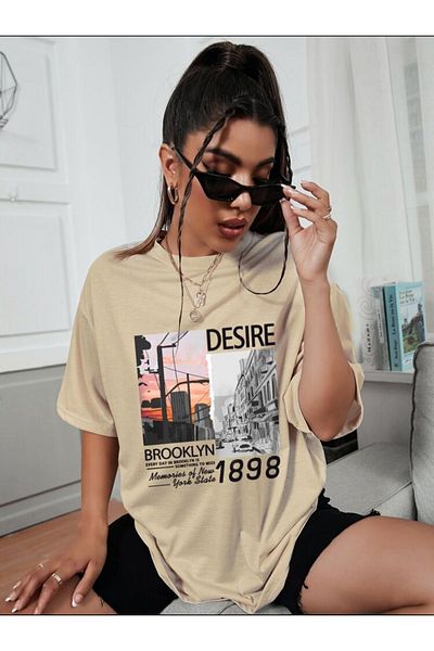 BENROMA Μπλουζάκι Unisex με στάμπα Desire 1898