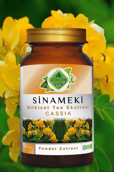 Gökçek Şifa Sinameki Toz Ekstresi 90 Gr Cam Kavanoz