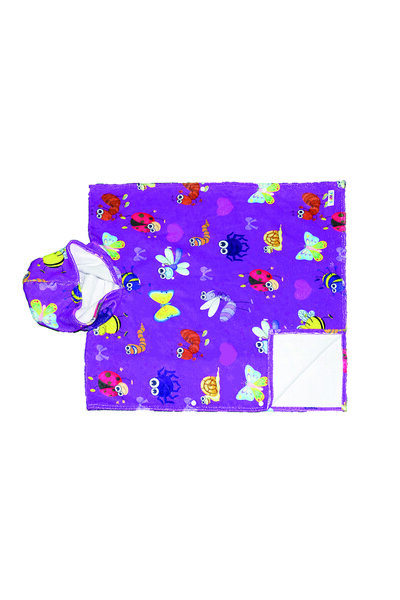 ECEMRE Дитячий палантин (З ЗАСТІБКОЮ) Пляжний рушник