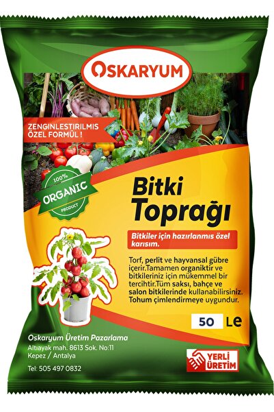 OSKARYUM Zenginleştirilmiş Bitki Toprağı 50 L