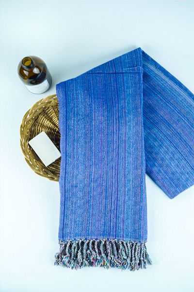 Buldan Concept 100% bumbac albastru Liva Peshtemal - 180x100