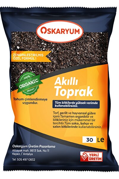 OSKARYUM Zenginleştirilmiş Akıllı Toprak 30 lt