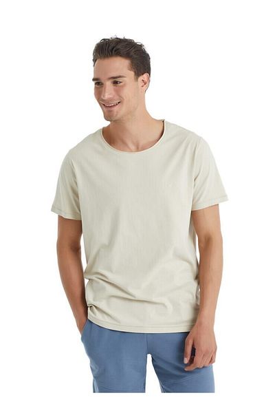 Blackspade Men's Short Sleeve Oyster Color T-shirt 4c0t0n45