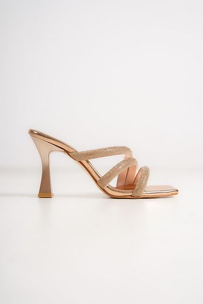 Modabuymus Rochie de seara Flap Rose Copper Stone Papuci cu toc
