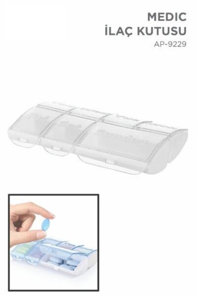 WAPPA Medic Pill Box Ilaç Kutusu Günlük Ve Haftalık
