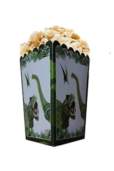 Kokoş Parti Dinazor-jurrasic World Mısır Kutusu - Popcorn Kutusu