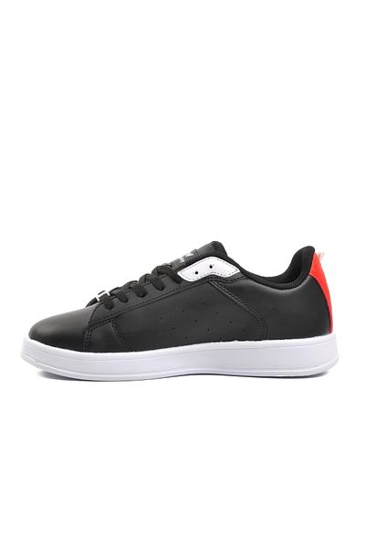 WALKWAY Pantofi sport unisex negru-alb-roșu