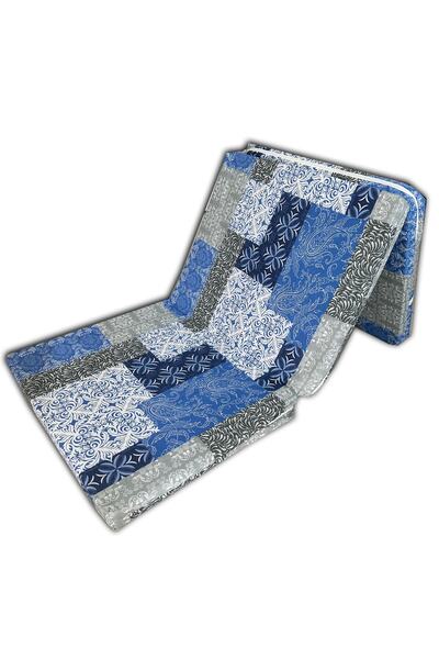 Vip Home Concept Tek Kişilik Katlanır Yer Yatağı Sünger Yatak 70x180x6 Cm-mav...