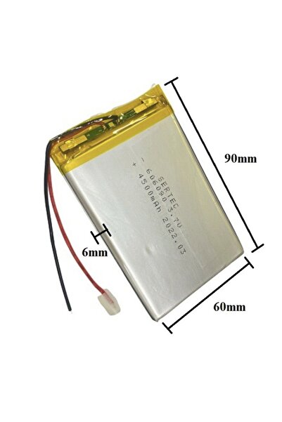 Sertec Lipo Polimer 606090 3.7v 4500 Mah Lityum Polimer Pil