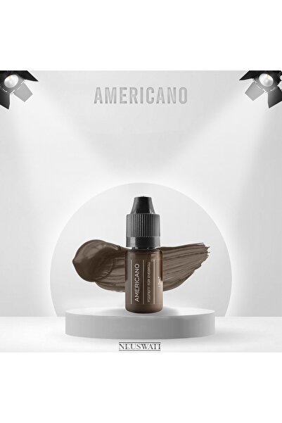 Neuswati Kalıcı Makyaj Pigmenti Pudralamaµblading Americano (KOYU KAHVERENGİ)...