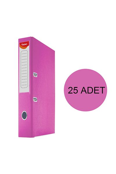 Noki Narrow Plastic Folder (56412-070) Pink Box of 25
