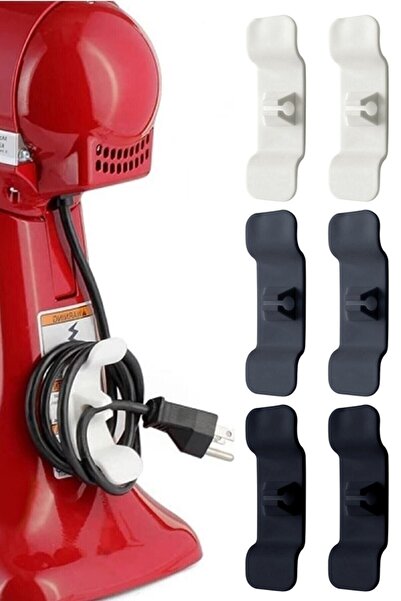 For Prime 6 Adet Yapışkanlı Kablo Düzenleyici Tutucu Kablo Sarma Ve Toplama Aparatı 6 Adet