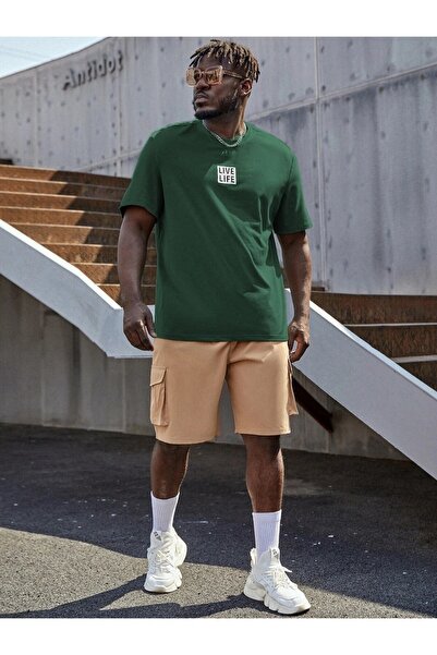 Machetta Life Live Надрукований - Попередньо надрукований Oversize Бавовняний унісекс футболка