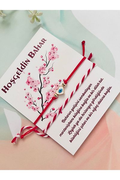 Farah Butik Marteniçka Wish Bracelet-red Destiny Bracelet-gift Bracelet-luck Bracelet-women's Bracelet
