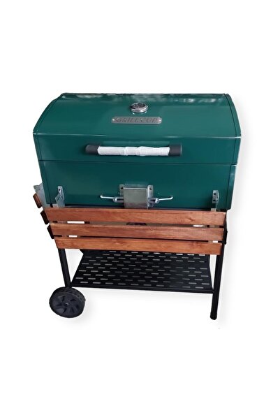 Essen Ticaret Emaye Barbekü Mangal Genişlik: 45x80 Cm Yükseklik:105 Cm