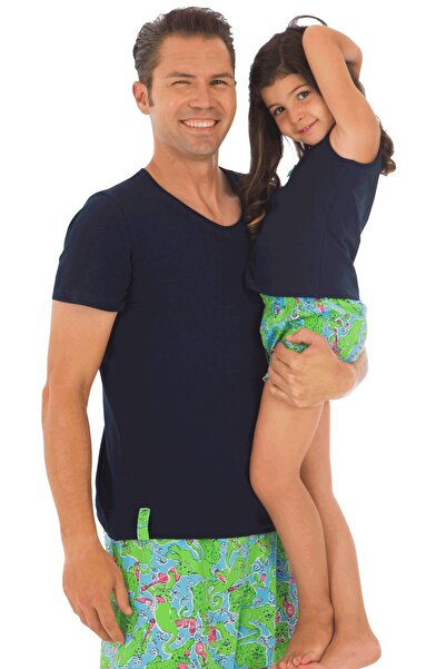 TheDon The Don Сімейний чоловічий комплект з поплінових шортів та футболки з принтом 6