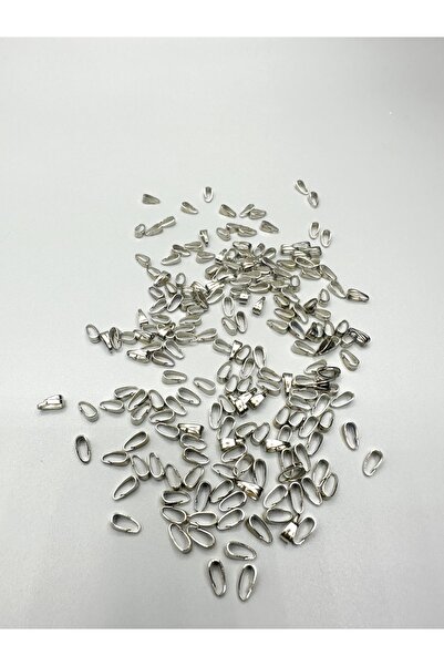 Egem aksesuar Kolye Ucu Sıkma Aparatı Gümüş Renk 100 Adet