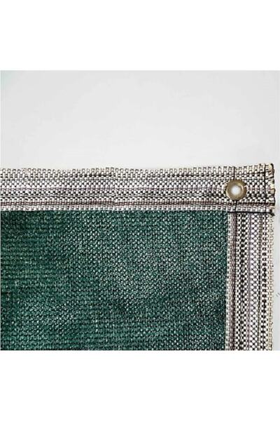 ACY STORE %95 Gölgelik 1 X 5 Metre Kenarları Şeritli Gölgelik File Dikilmiş File Koyu Yeşil