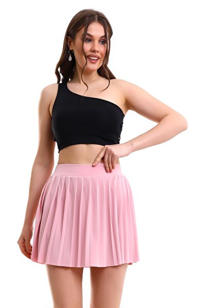 winmoda Жіноча спідниця для тенісу з підкладкою та колготками / Tennis Skirt