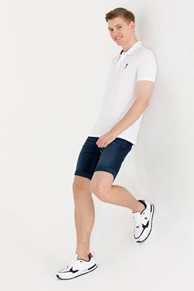 U.S. Polo Assn. Ανδρικό μπλουζάκι Polo Neck Basic