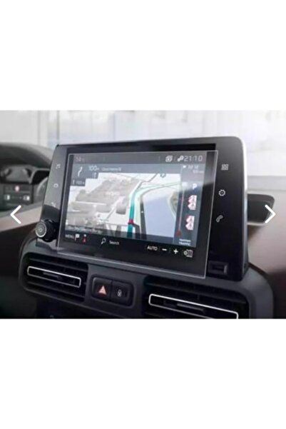 Mobilite واقي شاشة نانو 9h متوافق مع نظام الملاحة والوسائط المتعددة لسيارة بيجو ريفتر موديلات 2020-2023